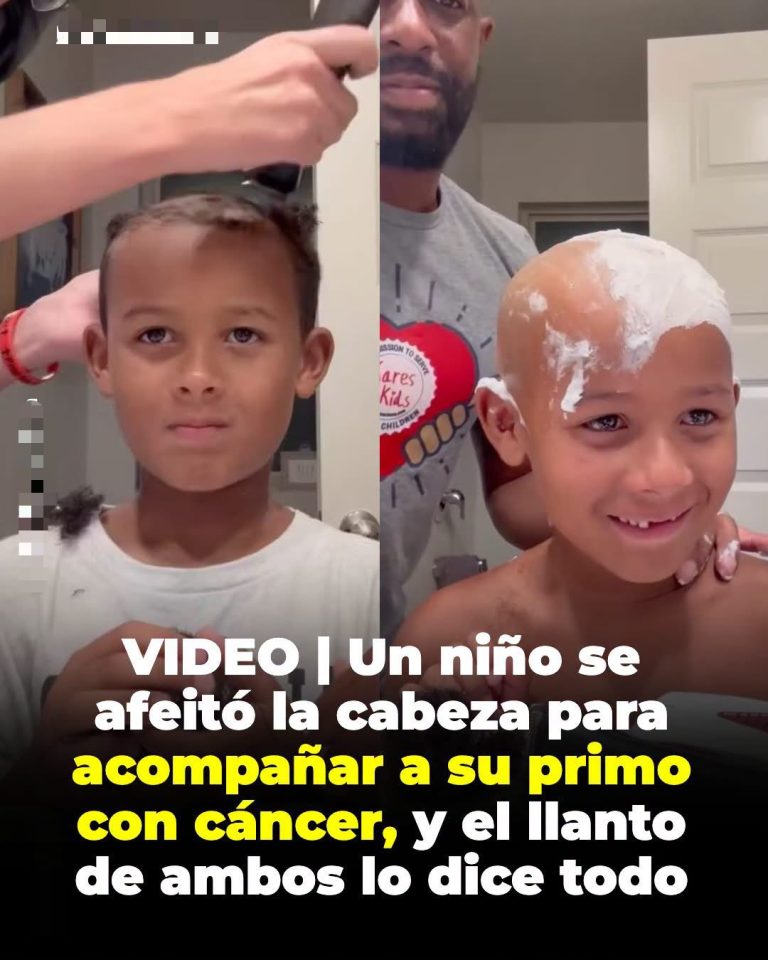 Jaxson, no!”, grita Mason al ver la pantalla: su primo se rapó para acompañarlo durante el cáncer