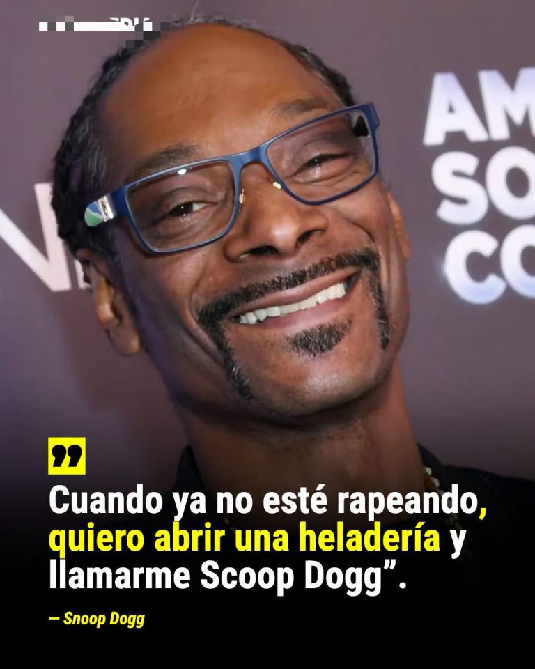 Snoop Dogg quería abrir una heladería llamada “Scoop Dogg” y terminó creando su propia marca de helados