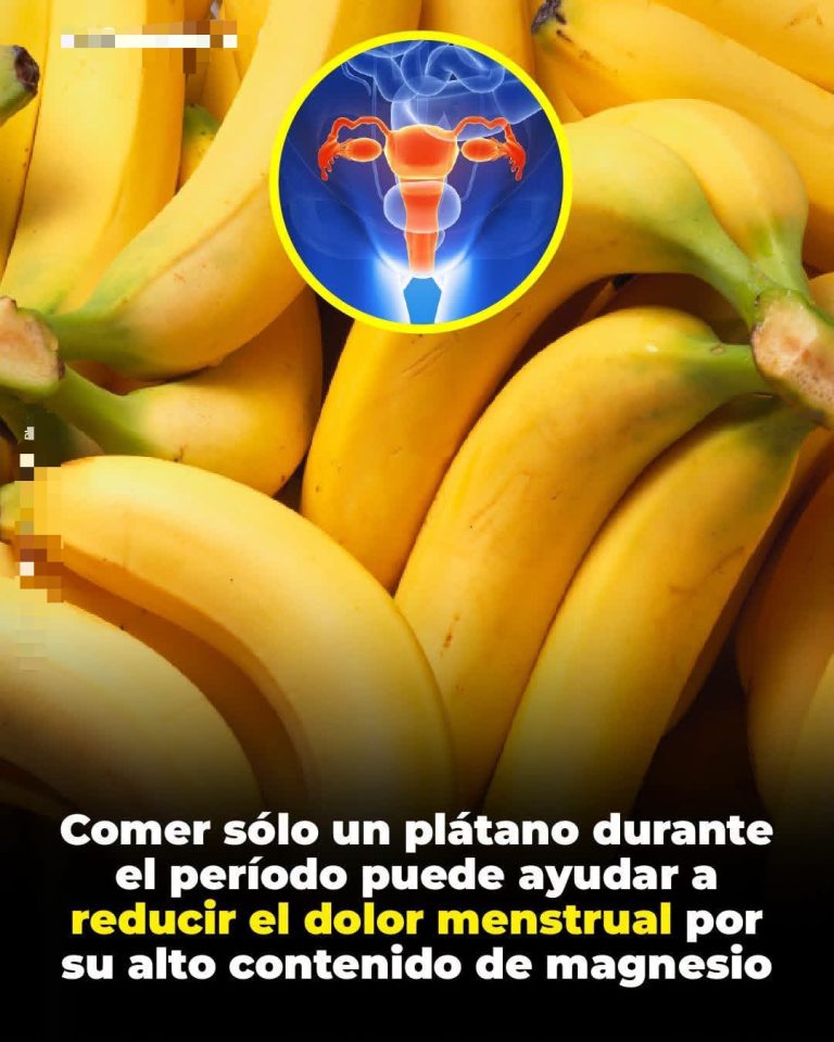 ¿Comer plátano durante la menstruación puede ayudar con los cólicos?