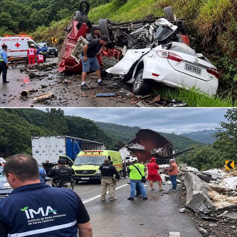 Aparatoso incidente en carretera moviliza ambulancias y autoridades en medio de un amplio operativo