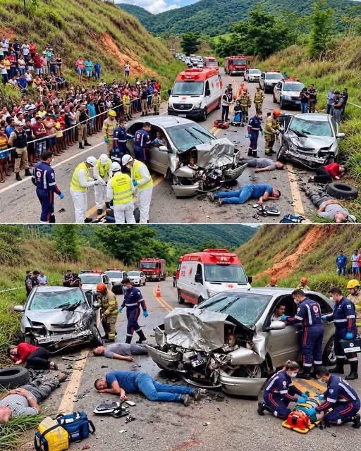 Aparatoso incidente en carretera moviliza ambulancias y provoca un amplio operativo de emergencia