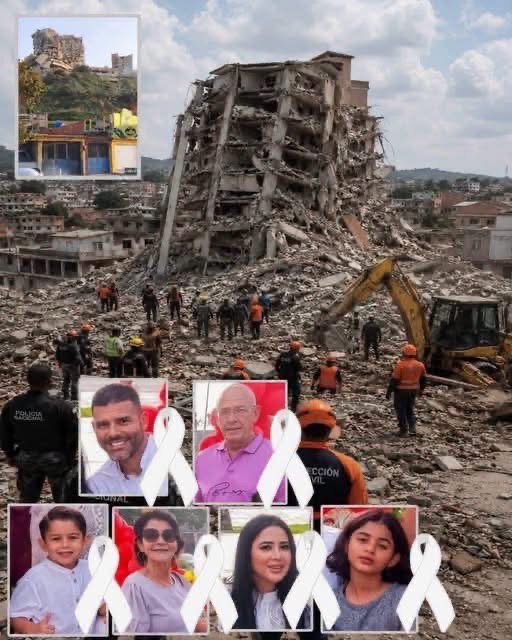 Colapso de un edificio desata un enorme operativo mientras rescatistas buscan entre los escombros