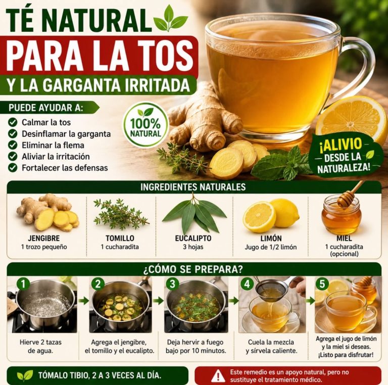 Té casero de jengibre, manzanilla, menta, limón y miel: una combinación sencilla para el bienestar