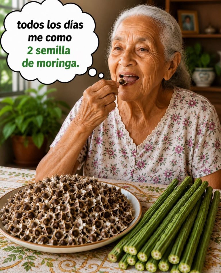 Una señora de 77 años comparte su rutina: todos los días come 2 semillas de moringa
