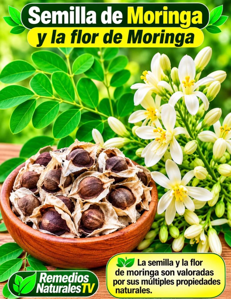 Flor de moringa y sus semillas: propiedades, usos tradicionales y qué se sabe sobre esta planta