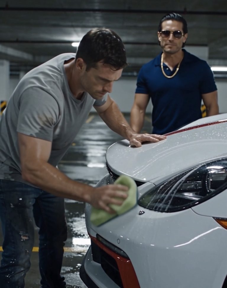 Se burló del hombre que lavaba el Porsche sin imaginar quién era el verdadero dueño