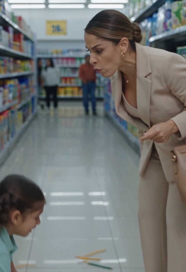 Acusó a una Niña de Robar en el Supermercado Hasta que las Cámaras Revelaron Quién Había Escondido el Objeto