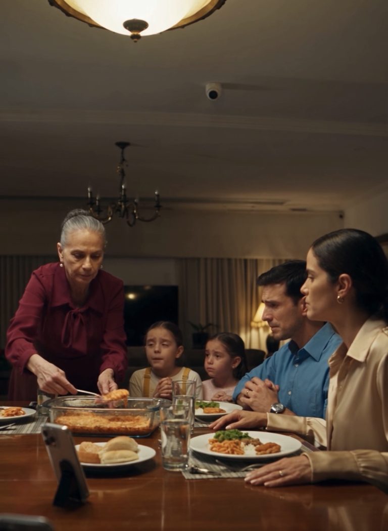 Humillación en la mesa familiar: las cámaras revelaron toda la verdad