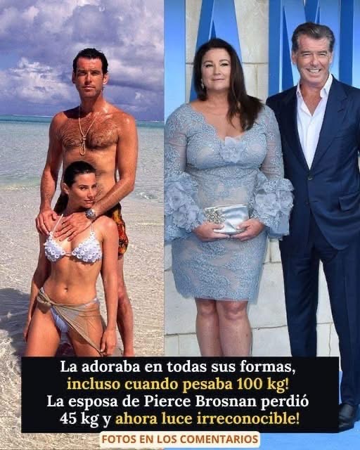 ELLA CAMBIÓ NOTABLEMENTE SU APARIENCIA… Y LA REACCIÓN DE PIERCE BROSNAN VOLVIÓ A CONMOVER A SUS SEGUIDORES
