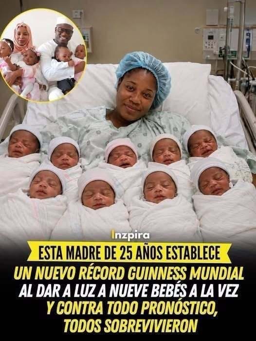Halima Cissé y sus nueve bebés: la increíble historia de los nonillizos que sobrevivieron