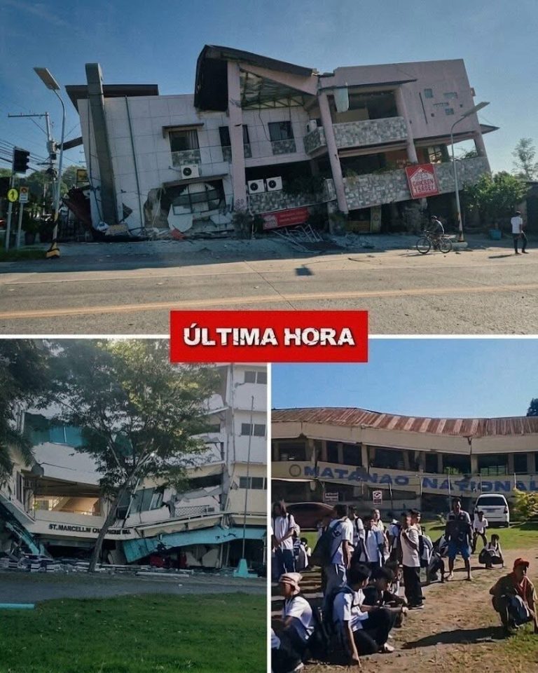 Un poderoso sismo sacudió Mindanao y el colapso de una escuela desató alarma