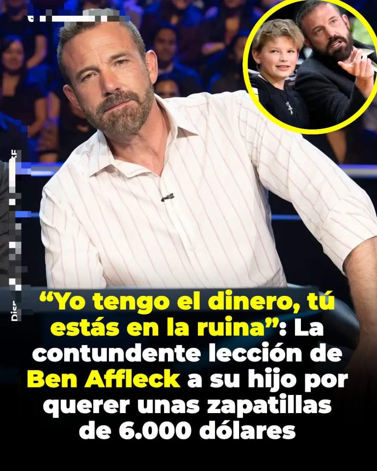 Ben Affleck le explicó a su hijo por qué no necesita unas zapatillas de 6.000 dólares