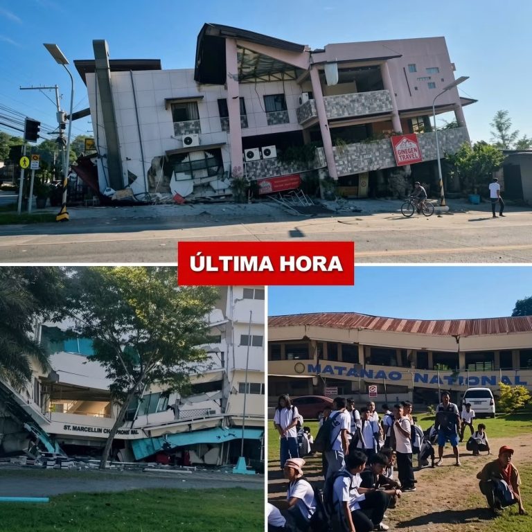 Terremoto de magnitud 7,8 en Filipinas causa daños en escuelas y afecta a miles de estudiantes