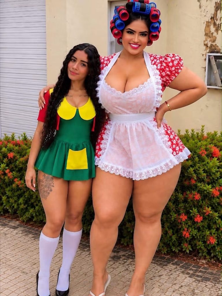 La imagen de dos mujeres vestidas como personajes de El Chavo del 8 despierta curiosidad en redes