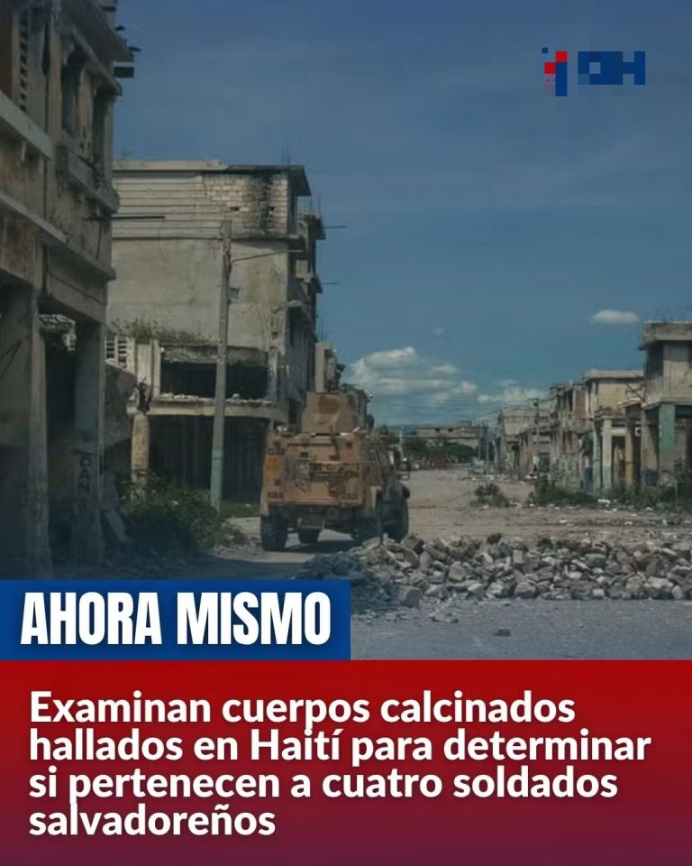 Examinan restos humanos calcinados en Haití para saber si pertenecen a salvadoreños desaparecidos