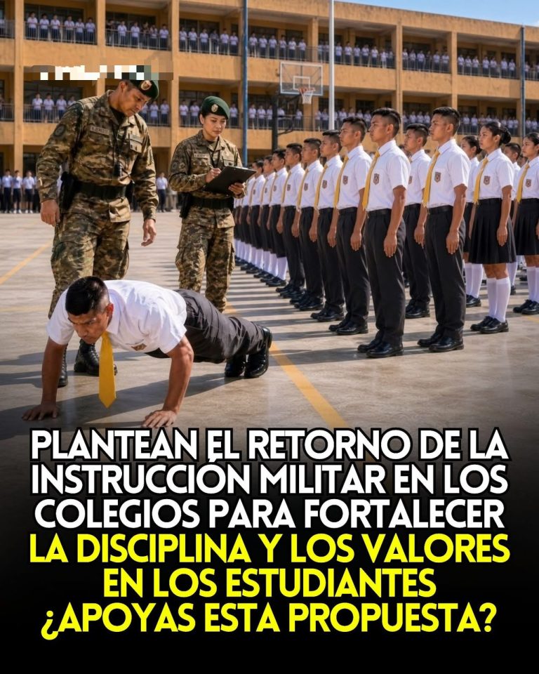 ¿Regresa la instrucción militar a los colegios? La propuesta que vuelve a abrir el debate